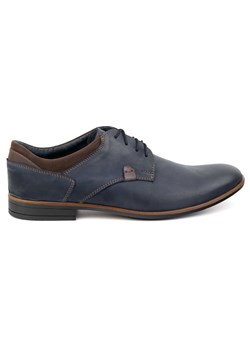 Buty Olivier 263GT skórzane wizytowe granatowe ze sklepu butyolivier w kategorii Półbuty męskie - zdjęcie 178399709