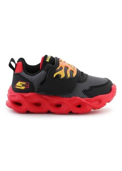Buty Skechers Thermo Flash Flame Flow 400104N-BKRD czarne ze sklepu ButyModne.pl w kategorii Buty sportowe dziecięce - zdjęcie 178400396