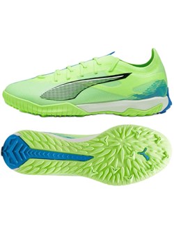 Buty Puma Ultra 5 Match Tt 107892-03 Zielone ze sklepu ButyModne.pl w kategorii Buty sportowe męskie - zdjęcie 178400815