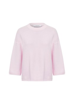 comma casual identity Sweter damski z dzianiny Kobiety Bawełna różowy jednolity ze sklepu vangraaf w kategorii Swetry damskie - zdjęcie 178406736
