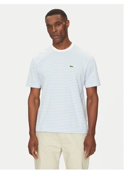 Lacoste T-Shirt TH9749 Błękitny Regular Fit ze sklepu MODIVO w kategorii T-shirty męskie - zdjęcie 178408227