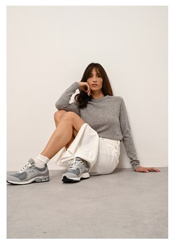 Just Cashmere Kaszmirowy sweter "Jane" w kolorze szarym ze sklepu Limango Polska w kategorii Swetry damskie - zdjęcie 178409215