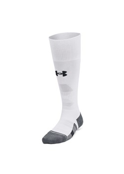 Dziecięce skarpetki piłkarskie Under Armour Youth UA Magnetico 1pk OTC - białe ze sklepu Sportstylestory.com w kategorii Skarpetki dziecięce - zdjęcie 178409658