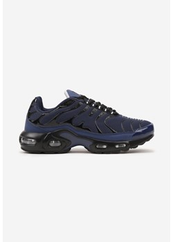 Niebiesko-Czarne Buty Sportowe Sneakersy Ozdobione Tłoczeniem Zalirae ze sklepu born2be.pl w kategorii Buty sportowe męskie - zdjęcie 178416149