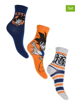 Dragon Ball Z Skarpety (3 pary) &quot;Dragon ball super&quot; ze wzorem ze sklepu Limango Polska w kategorii Skarpetki dziecięce - zdjęcie 178422128