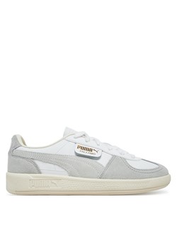 Sneakersy Puma Palermo Leather Big Kid 397275 02 Szary ze sklepu eobuwie.pl w kategorii Buty sportowe dziecięce - zdjęcie 178424406