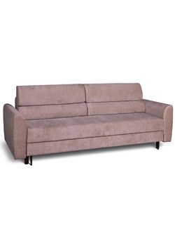 Beżowa rozkładana sofa z pojemnikiem - Harmi ze sklepu Edinos.pl w kategorii Sofy i kanapy - zdjęcie 178424678