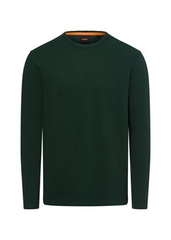 BOSS Orange Męska koszula z długim rękawem - Tempesto Mężczyźni Bawełna jodłowy jednolity ze sklepu vangraaf w kategorii T-shirty męskie - zdjęcie 178429136