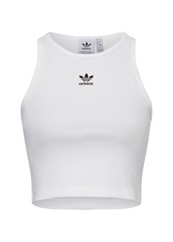 adidas Originals Damski podkoszulek Kobiety Bawełna biały jednolity ze sklepu vangraaf w kategorii Bluzki damskie - zdjęcie 178429139