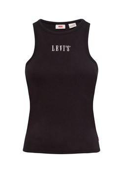 Levi's Damski podkoszulek Kobiety Bawełna czarny jednolity ze sklepu vangraaf w kategorii Bluzki damskie - zdjęcie 178429147