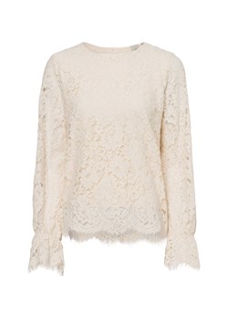 Y.A.S Bluzka damska - YASPerla Kobiety Bawełna beżowy jednolity ze sklepu vangraaf w kategorii Bluzki damskie - zdjęcie 178429198