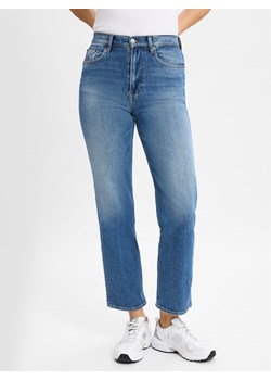 Tommy Jeans Dżinsy - Layla High Slim Straight Kobiety Bawełna medium stone jednolity ze sklepu vangraaf w kategorii Jeansy damskie - zdjęcie 178429236