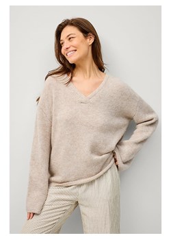 ellos Sweter &quot;Jill&quot; w kolorze beżowym ze sklepu Limango Polska w kategorii Swetry damskie - zdjęcie 178429529