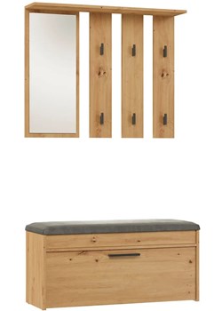 Zestaw mebli do przedpokoju dąb artisan D2-R08 ze sklepu Edinos.pl w kategorii Zestawy mebli do przedpokoju - zdjęcie 178431327