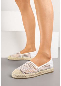 Białe Espadryle z Siateczki na Plecionej Podeszwie Setolena ze sklepu born2be.pl w kategorii Espadryle damskie - zdjęcie 178440088