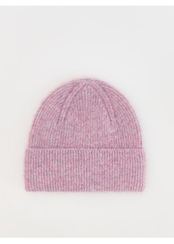 Reserved - Czapka beanie - fioletowy ze sklepu Reserved w kategorii Czapki zimowe damskie - zdjęcie 178445639