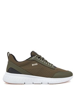 Sneakersy BOSS Ttnm Light 50536509 Zielony ze sklepu eobuwie.pl w kategorii Buty sportowe męskie - zdjęcie 178446489