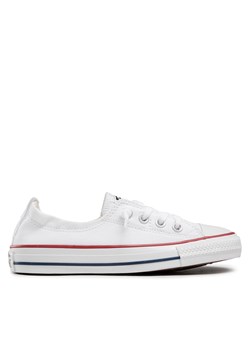 Trampki Converse Chuck Taylor All Star Shoreline Slip 537084C Biały ze sklepu eobuwie.pl w kategorii Trampki damskie - zdjęcie 178446518