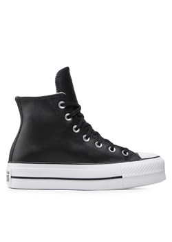 Trampki Converse Chuck Taylor All Star Lift Clean Hi 561675C Czarny ze sklepu eobuwie.pl w kategorii Trampki damskie - zdjęcie 178446589