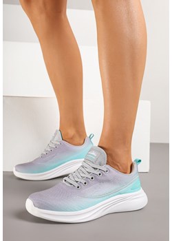 Szaro-Miętowe Buty Sportowe Sneakersy na Piankowej Podeszwie Talirens ze sklepu born2be.pl w kategorii Buty sportowe damskie - zdjęcie 178446678