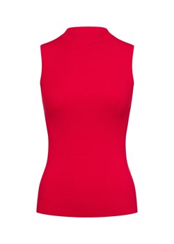 BOSS Top damski Kobiety wiskoza czerwony jednolity ze sklepu vangraaf w kategorii Bluzki damskie - zdjęcie 178449177