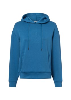 Msch Copenhagen Damski sweter z kapturem Kobiety Sztuczne włókno niebieski jednolity ze sklepu vangraaf w kategorii Bluzy damskie - zdjęcie 178449185