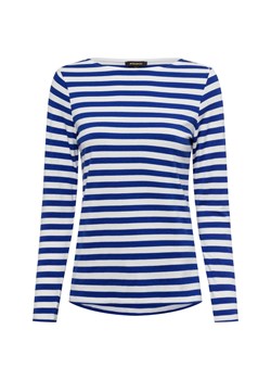More & More Damska koszulka z długim rękawem Kobiety Bawełna niebieski w paski ze sklepu vangraaf w kategorii Bluzki damskie - zdjęcie 178449226