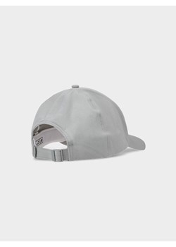 Czapka z daszkiem uniseks 4F 4FWSS25ACABU371 - szara ze sklepu Sportstylestory.com w kategorii Czapki z daszkiem damskie - zdjęcie 178449467