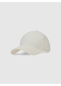 Czapka z daszkiem uniseks 4F 4FWSS25ACABU400 - biała ze sklepu Sportstylestory.com w kategorii Czapki z daszkiem damskie - zdjęcie 178449489