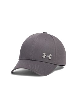 Męska czapka z daszkiem Under Armour M's Sportwear Metal ADJ - szara ze sklepu Sportstylestory.com w kategorii Czapki z daszkiem męskie - zdjęcie 178449569