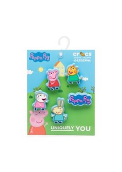 Crocs Ozdoba do butów Jibbitz Peppa Pig 5 Pack 10010006 Niebieski ze sklepu MODIVO w kategorii Przypinki - zdjęcie 178450247