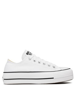 Trampki Converse Chuck Taylor All Star Lift Ox 560251C Biały ze sklepu eobuwie.pl w kategorii Trampki damskie - zdjęcie 178451227