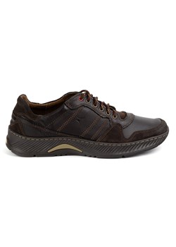Buty męskie skórzane sznurowane SPORT STYLE 315GT  brąz floter ze sklepu butyolivier w kategorii Półbuty męskie - zdjęcie 178454827