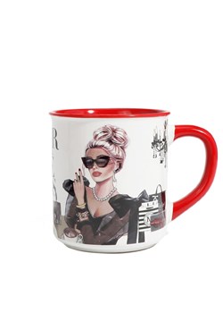 Ceramiczny kubek - NICOLE LEE CUP7606-LIB LADY IN BLACK ze sklepu Tymoteo.pl - sklep obuwniczy w kategorii Kubki - zdjęcie 178459977