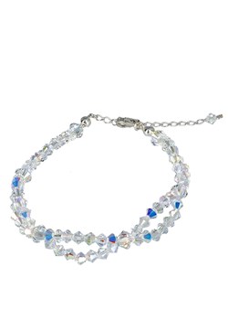 Bransoletka ślubna ze srebra z kryształkami Swarovski - TYMOTEO LOVE CRISTAL AB ze sklepu Tymoteo.pl - sklep obuwniczy w kategorii Bransoletki - zdjęcie 178461096