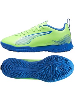 Buty Puma Ultra 5 Play  Tt 107910-03 zielone ze sklepu ButyModne.pl w kategorii Buty sportowe dziecięce - zdjęcie 178475377