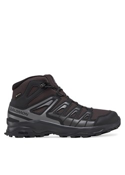 Trekkingi Salomon Extegra Mid Gore-Tex L47800100 Szary ze sklepu eobuwie.pl w kategorii Buty trekkingowe męskie - zdjęcie 178477516