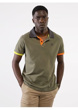 North Sails Koszulka polo w kolorze pomarańczowo-żółto-oliwkowym ze sklepu Limango Polska w kategorii T-shirty męskie - zdjęcie 178477966