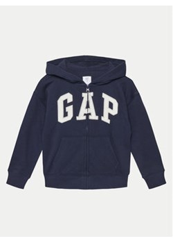 Gap Bluza 743966-01 Granatowy Regular Fit ze sklepu MODIVO w kategorii Bluzy chłopięce - zdjęcie 178478307