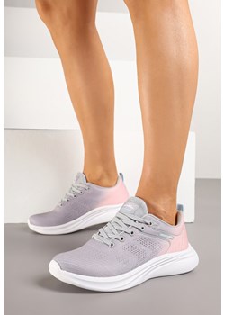 Jasnoszare Buty Sportowe z Efektem Ombre na Podeszwie z Pianki Elanielia ze sklepu renee.pl w kategorii Buty sportowe damskie - zdjęcie 178490129