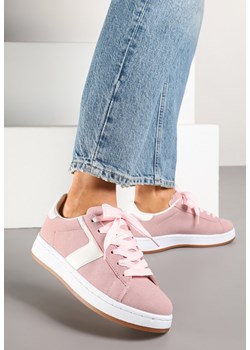 Różowe Sneakersy z Geometrycznym Motywem Taniffia ze sklepu renee.pl w kategorii Buty sportowe damskie - zdjęcie 178493705