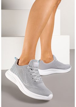 Szaro-Niebieskie Buty Sportowe Sneakersy Zdobione Efektem Ombre Banelissa ze sklepu renee.pl w kategorii Buty sportowe damskie - zdjęcie 178496287