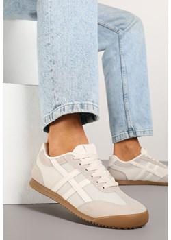 Beżowe Sneakersy Typu Klasyczne Tenisówki Isnnoria ze sklepu renee.pl w kategorii Buty sportowe damskie - zdjęcie 178496869
