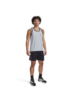 Męskie spodenki treningowe Under Armour Project Rock Mesh Short - czarne ze sklepu Sportstylestory.com w kategorii Spodenki męskie - zdjęcie 178529697