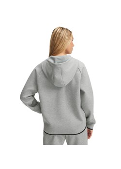 Damska bluza treningowa rozpinana z kapturem Under Armour Unstoppable Fleece FZ - szara ze sklepu Sportstylestory.com w kategorii Bluzy damskie - zdjęcie 178529717