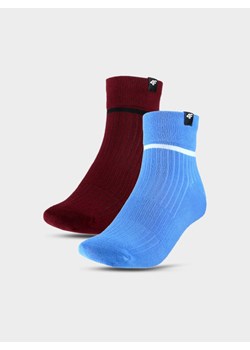 Skarpetki casual uniseks (2-pack) 4F 4FWSS25USOCU417 - multikolor ze sklepu Sportstylestory.com w kategorii Skarpetki damskie - zdjęcie 178529858