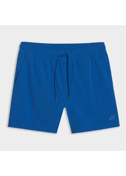Męskie spodenki plażowe 4F 4FWSS25UBDSM134 - niebieskie ze sklepu Sportstylestory.com w kategorii Kąpielówki - zdjęcie 178529888