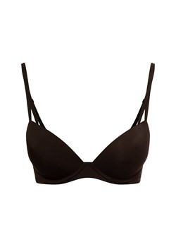 Calvin Klein Damski biustonosz z fiszbinami Kobiety Sztuczne włókno czarny jednolity ze sklepu vangraaf w kategorii Biustonosze - zdjęcie 178530399