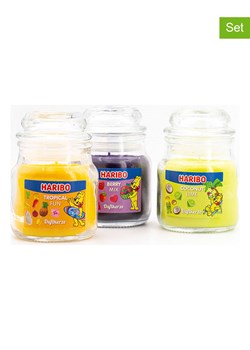 Haribo Świece zapachowe (3 szt.) "Haribo" - 3 x 85 g - id: 12559519 - marki HARIBO - 178531797 Haribo Świece zapachowe (3 szt.) "Haribo" - 3 x 85 g ze sklepu Limango Polska w kategorii Świece i dyfuzory - zdjęcie 178531797