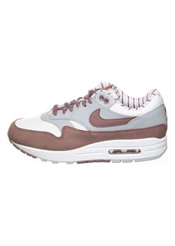 Nike Sportswear Skórzane sneakersy &quot;Air Max 1 Premium&quot; w kolorze biało-szaro-fioletowym ze sklepu Limango Polska w kategorii Buty sportowe damskie - zdjęcie 178532675